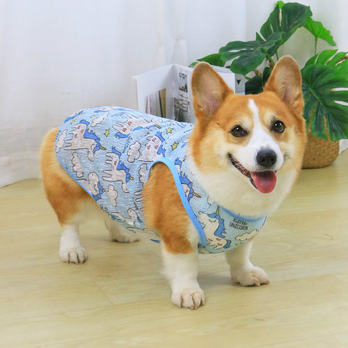 宠物狗狗小型犬薄款透气衣服背心