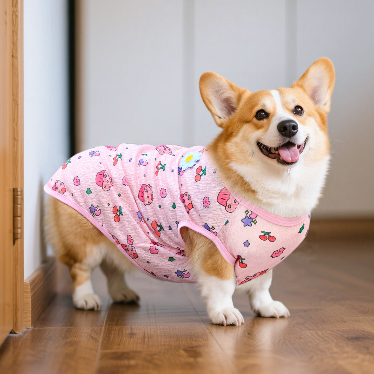 宠物狗狗衣服夏季薄款柯基柴犬背心防掉毛可爱凉凉衣清仓夏天防晒