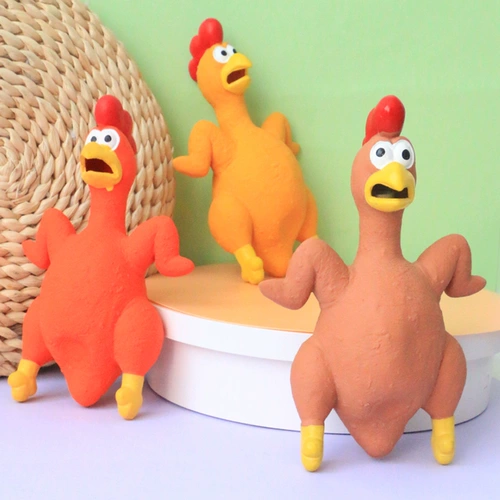 Игрушка, кричащая курица, домашний питомец, издает звуки, избавление от скуки