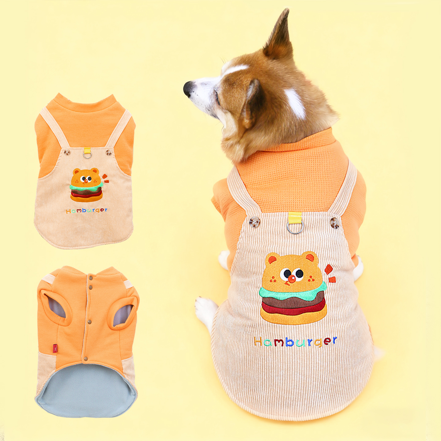 宠物狗狗衣服秋冬款中型犬背带裙