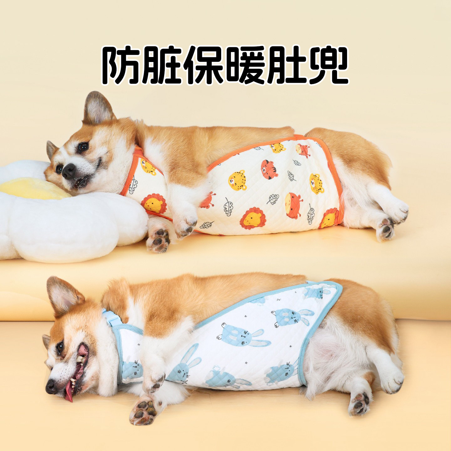 宠物狗狗肚兜睡衣冬柯基法斗专用图片