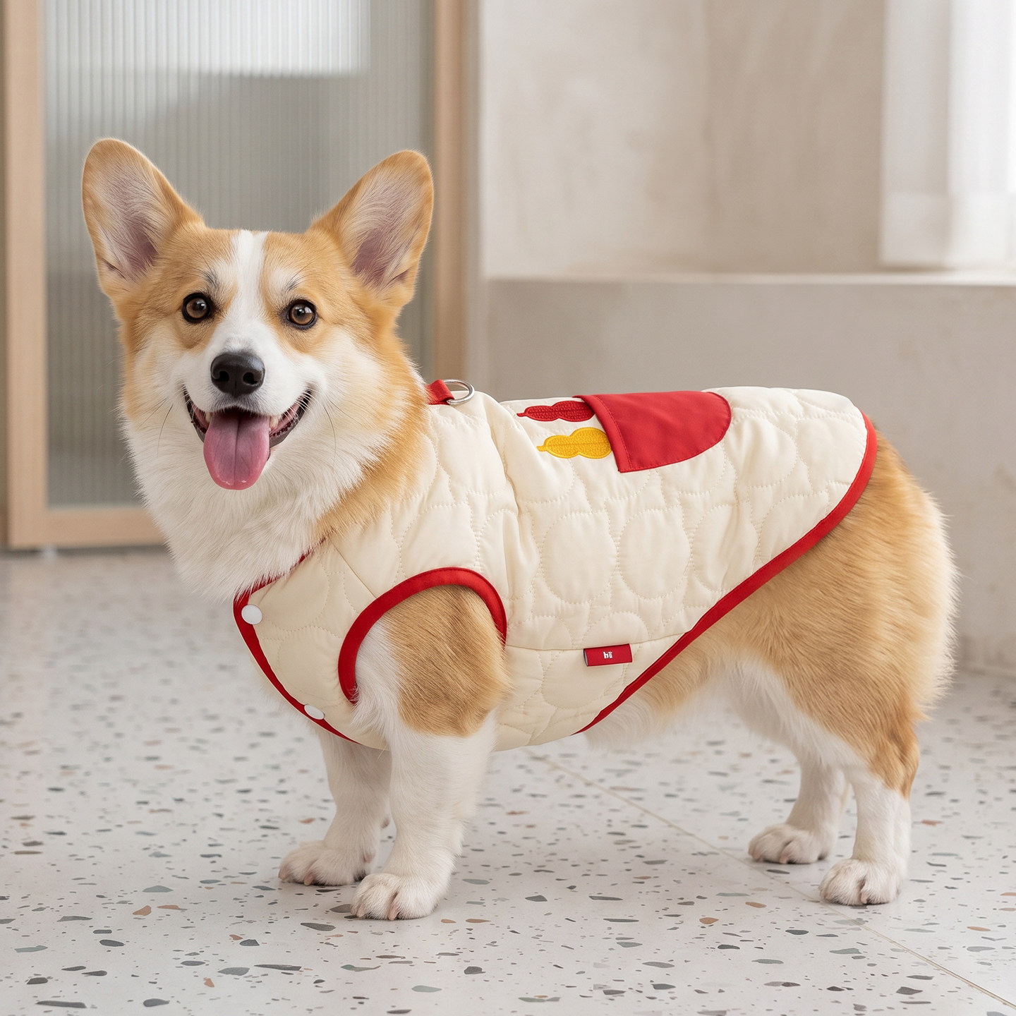 宠物狗狗衣服冬装中型犬小型犬泰迪比熊柯基防寒保暖加绒加厚马甲