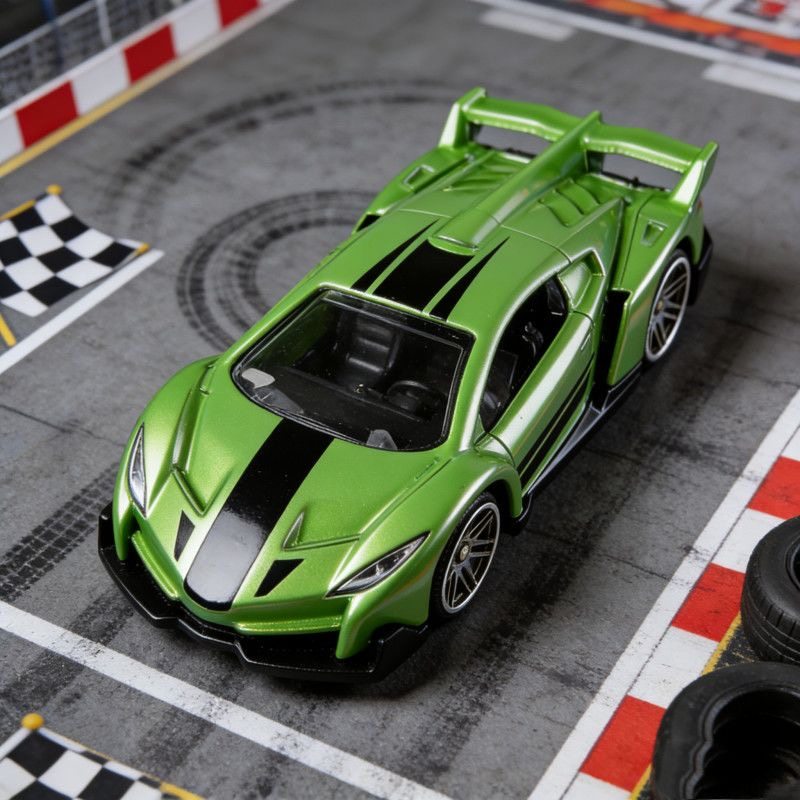 合金车帕加尼兰博基尼布加迪仿真滑行跑车赛车车模套装模型收藏
