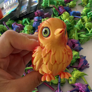 3D打印口水鸟口哨玩具办公室摆地摊潮小学门口学生批发流摆件解压
