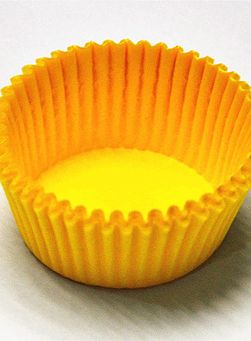 600只装黄色蛋糕纸杯 油纸耐高温蛋糕纸托 雪媚娘纸托 玛芬纸杯