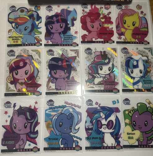 【正版收藏】卡游小马宝莉彩虹包一弹绝版TGR TR柔柔碧琪紫悦音韵