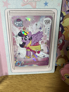 【正版收藏】卡游小马宝莉辉月一弹紫悦SSR卡加冕礼服