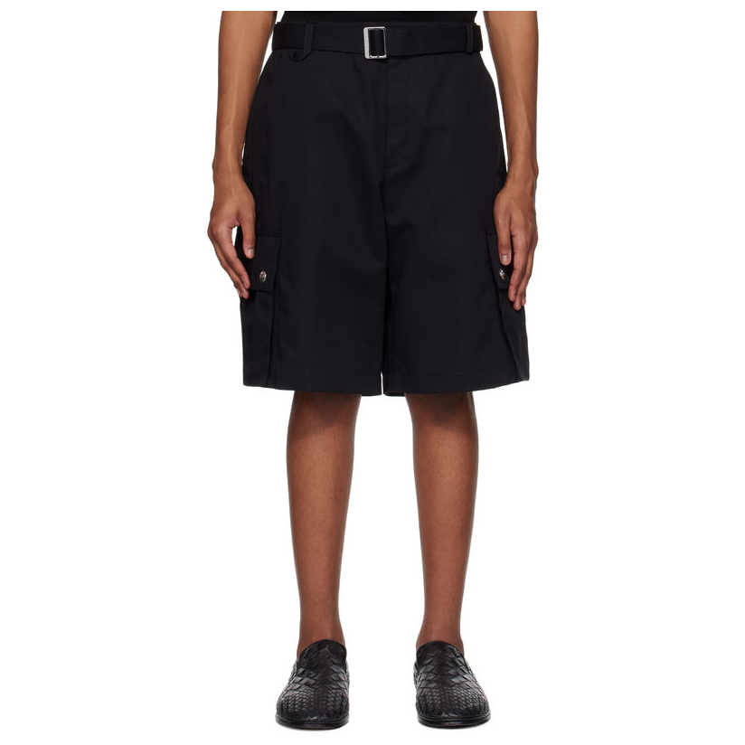 Jacquemus 黑色 La Casa 系列 The cargo bermuda 百慕大短裤男