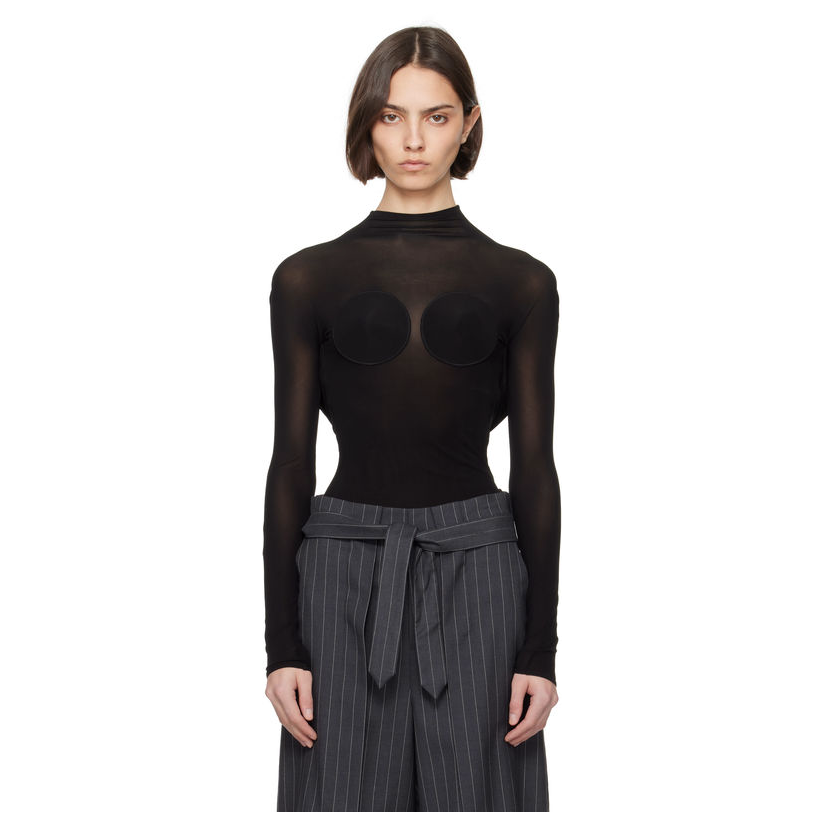 Jean Paul Gaultier 黑色 The Backless Conical 上装女男女同