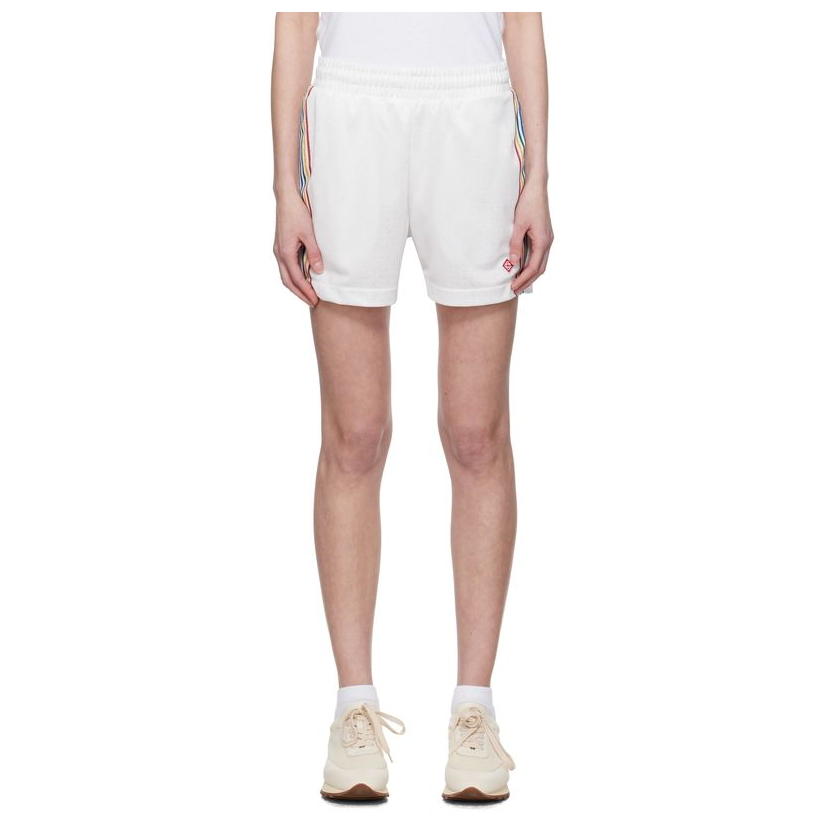 Casablanca 白色 Jacquard Monogram Football 短裤女