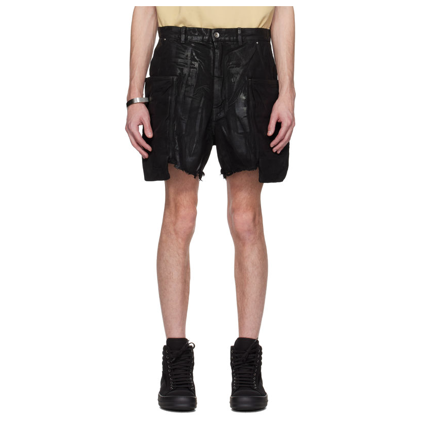 Drkshdw By Rick Owens 黑色 Hollywood Stefan Denim 工装短裤男