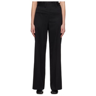黑色 女 Maison 长裤 Mm6 Blend Twist Margiela Wool