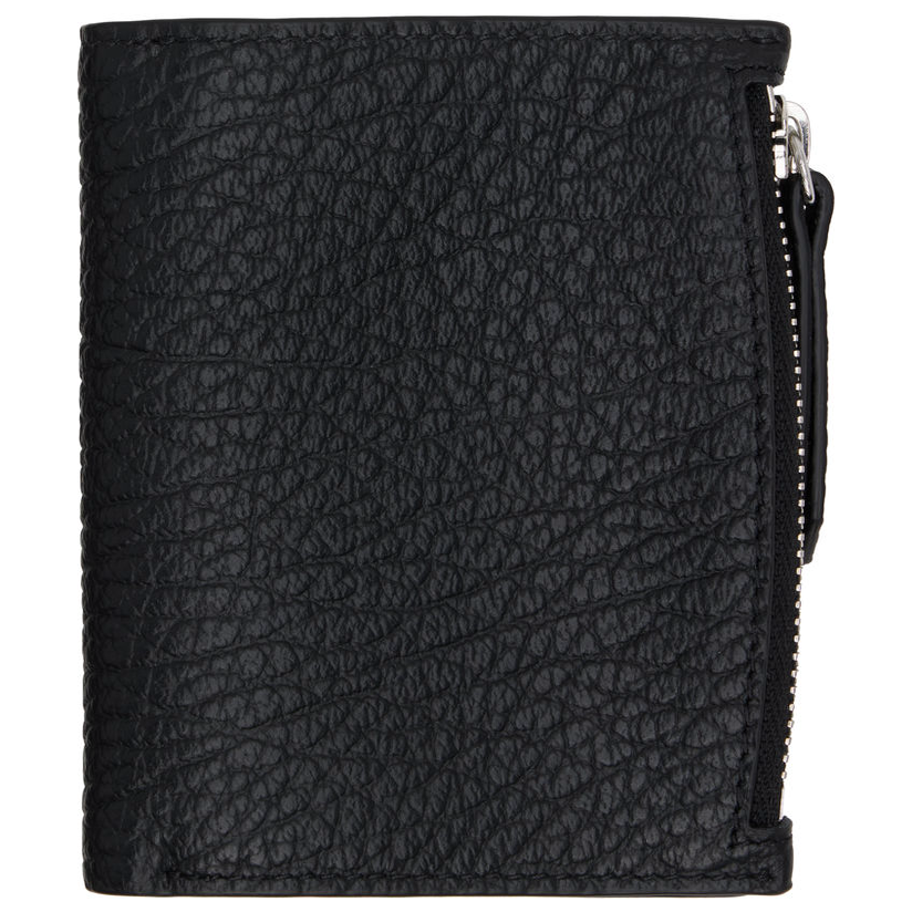 Maison Margiela 黑色 Leather Flap 钱包男包包简约复古便携实