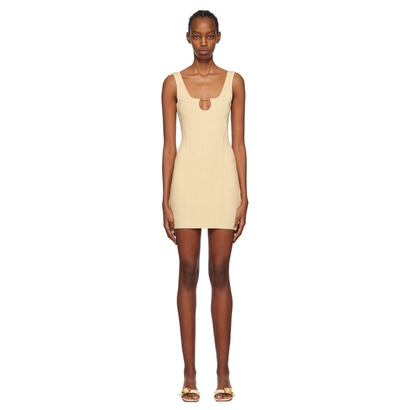 Jacquemus 黄色 Les Classiques 系列 La mini robe Sierra 连