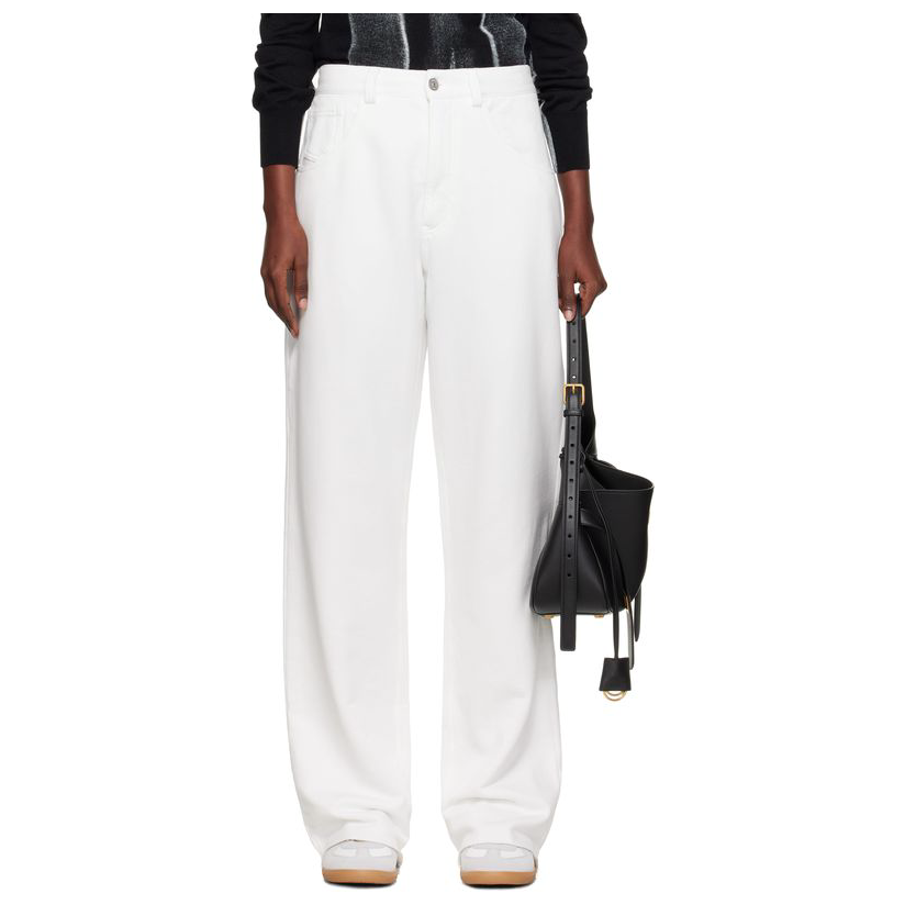 Mm6 Maison Margiela 灰白色 Brushed Sweat Jersey 长裤女
