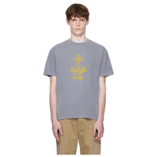 迷衣APP優(yōu)惠碼 藍(lán)色 Davy A.P.C. 恤男休閑新款 透氣 ：KCHP