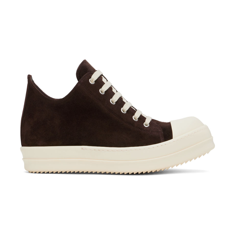 RICKOWENS 棕色 Hollywood Low Sneaks 运动鞋男