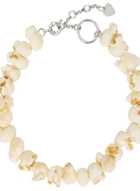 Acne Studios 艾克妮 灰白色 Popcorn Shape 项链女