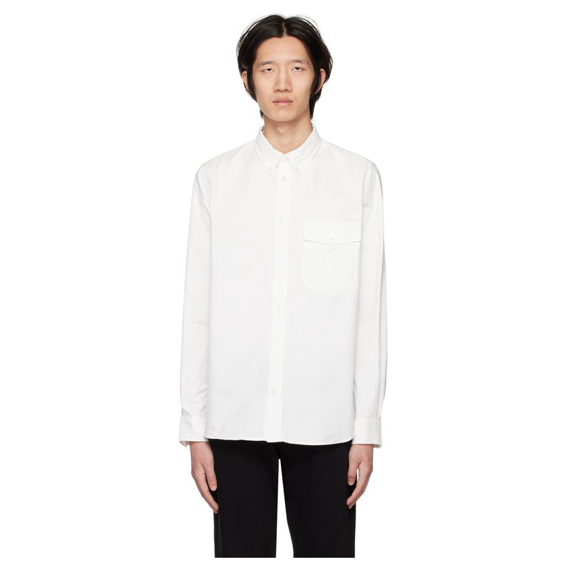 NORSE PROJECTS 白色 Tab Series 胶囊系列 Silas 衬衫男经典商