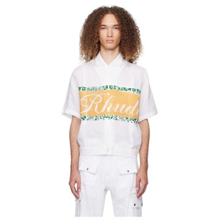 rhude ：KCHP 迷衣APP優惠碼 商務經典 男襯衫 新款 白色褶裥襯衫
