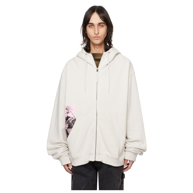 Maison Margiela 米色 Invitation 连帽卫衣男