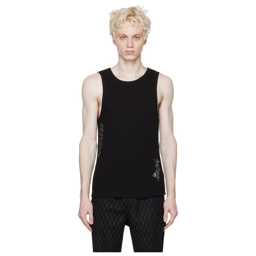 andersson bell 黑色 flower man 背心女 男