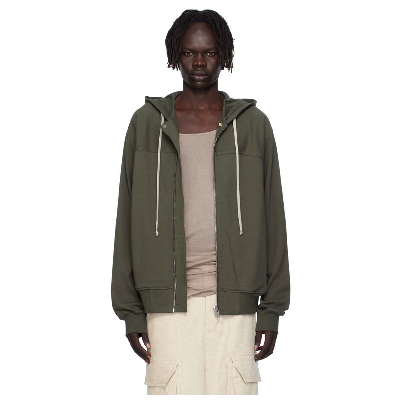 RICKOWENS 卡其色 Concordians Windbreaker 连帽卫衣男