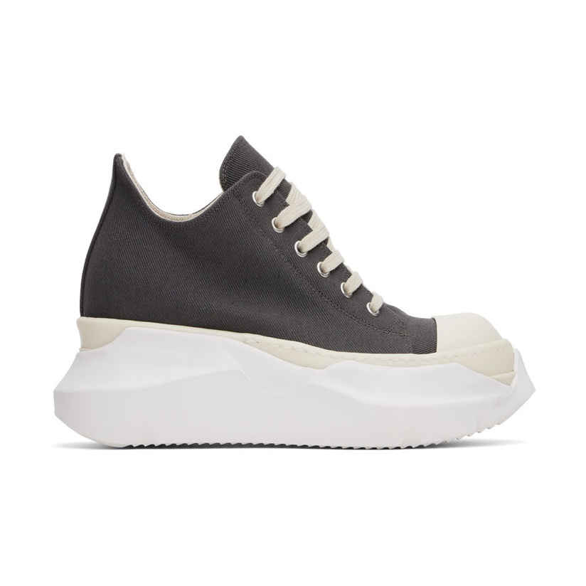 RICKOWENS 灰褐色 Hollywood Abstract Low Sneaks 运动鞋男