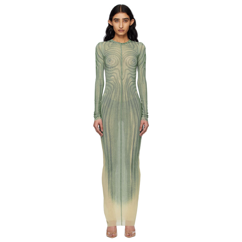 Jean Paul Gaultier 蓝色 The Long Spirale 连衣裙女百搭裙子