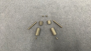 F4飞机耳拉柄不含飞机耳 金属原色 非打印版用