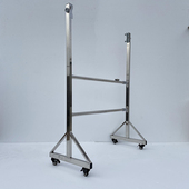 黑板不锈钢支架A型不锈钢架加厚稳定架H型架广告架车间工厂展示架