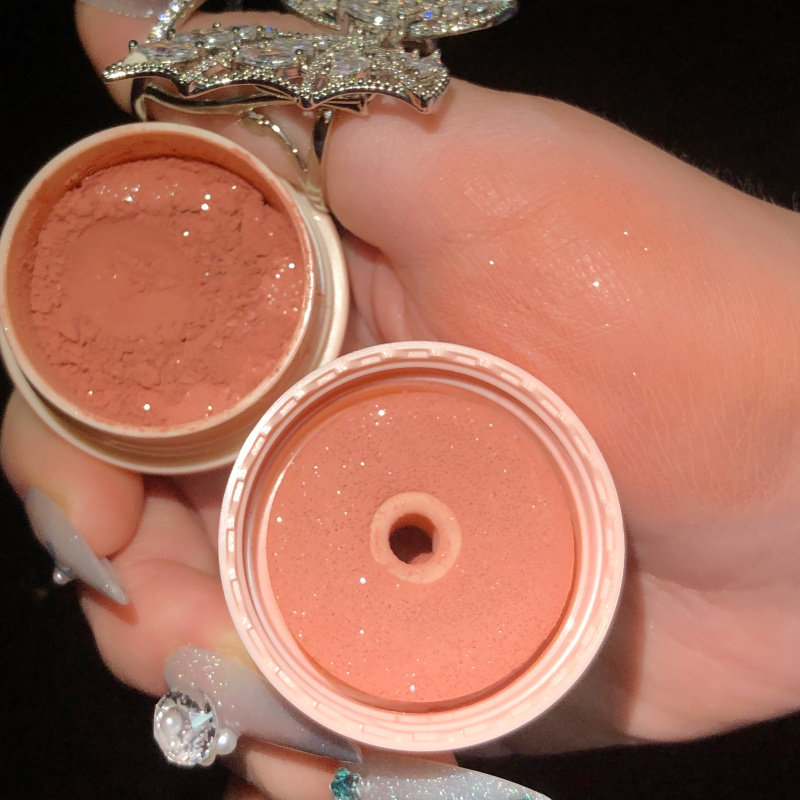 橘色腮红粉珠光细闪粉多用眼影粉加在粉底液变腮红膏亮晶晶爆闪,彩妆/香水/美妆工具,腮红/胭脂,淘宝优惠券,粉丝福利购,淘宝优惠卷