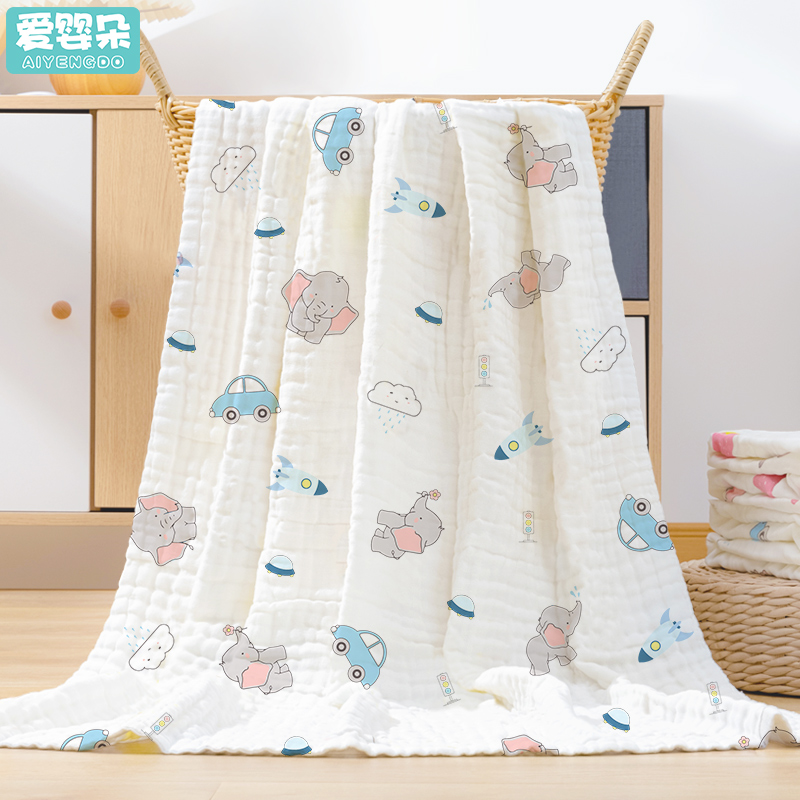 吸水纯棉洗澡卡通儿童浴巾