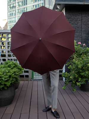 英国进口枫木绅士折叠伞