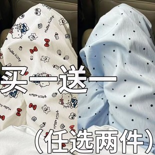 白色碎花运动裤 女夏季 薄高腰显瘦宽松慵懒风小个子垂感波点阔腿裤