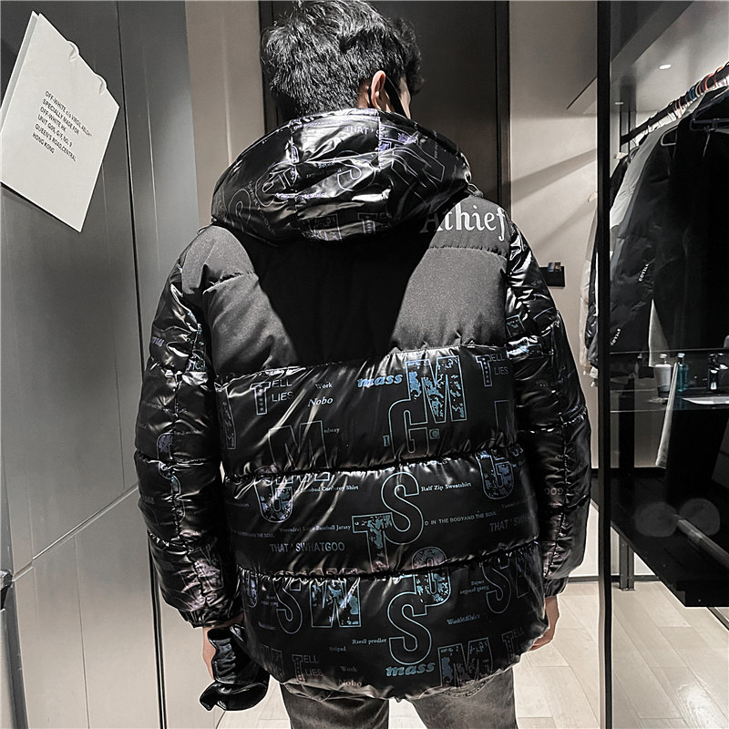 2025冬季新款男士棉衣韩版潮流棉服外套加厚连帽棉袄保暖P138图片
