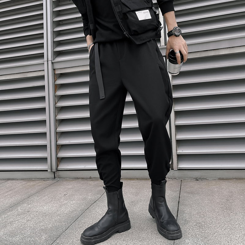 秋季新款潮男=潮牌长裤哈伦裤痞帅搭配马丁靴的裤子西裤哈伦裤P65，男装西裤，电商A270
