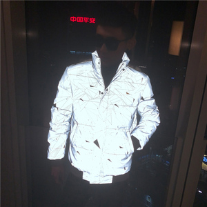 2025年男士棉衣潮牌时尚个性棉服外套立领棉袄冬季潮P135图片