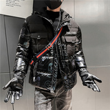 2025冬季新款男士棉衣韩版潮流棉服外套加厚连帽棉袄保暖P138，男装棉衣，电商A270
