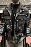 2025冬季新款男士棉衣韩版潮流棉服外套加厚连帽棉袄P138，男装棉衣，电商A270