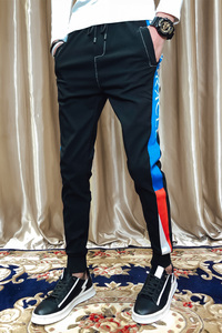2025秋季男社会休闲小脚裤潮流韩版网红小伙抖音束脚裤长裤insP60图片