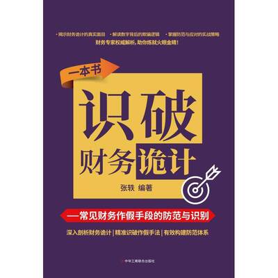 一本书识破财务诡计：常见财务作假手段的防范与识别张轶  书经济书籍