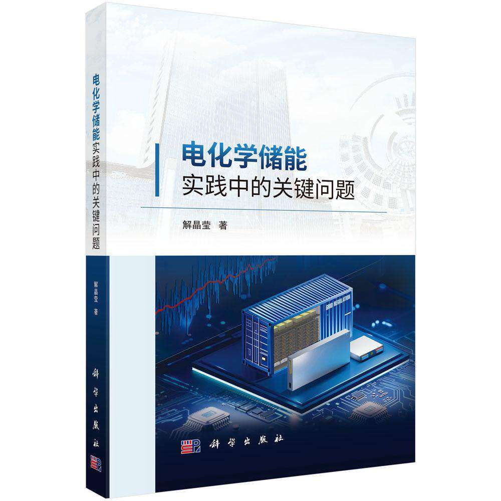 电化学储能实践中的关键问题 解晶莹 著 本书聚焦新型电力系统转型背景下电化学储能技术应用的核心挑战与实践路径 9787030826817