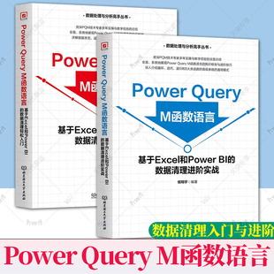 Query 实操案例 M函数语言 数据清理轻松入门 数据处理 基于Excel和Power 2册 数据清理技术 数据清理进阶实战 Power
