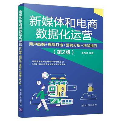 新媒体和电商数据化运营:用户画像+打造+营销分析+利润提升王力建  书管理书籍