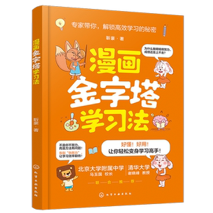 漫画金字塔学习法简单易懂解锁高效学习的秘密 结合优劣势掌握正确学习方法提升学校效率 用浸画形式高效系统掌握金字塔学习法