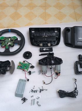 罗技g29游戏方向盘原装配件拆机件主板电机马达usb信号线螺丝按键