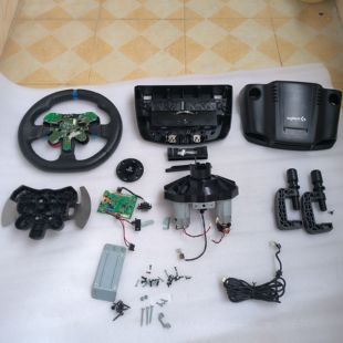 罗技g29游戏方向盘原装 配件拆机件主板电机马达usb信号线螺丝按键
