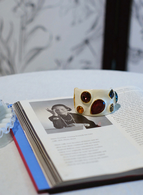 vintage toccata KJL 海报款 彩色 珐琅  手镯