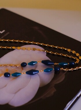 vintage toccata 绿色 摩登 长项链